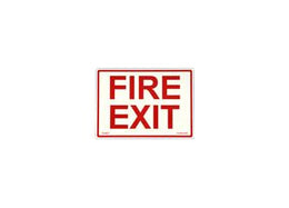 Photoluminescent Fire Safety "Fire Exit" Sign