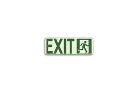 Photoluminescent Directional Sign Right Exit