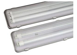 36W LED 4' 2 Lamp Vapor Tight Fixture - 5000K / 3600 L