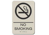 ADA No Smoking Sign Color: