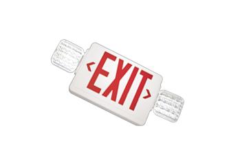 Self Diagnostic Testing Exit Sign With Emergency Lights - 5 Year