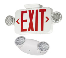 Emergency Exit Signs and LED Emergency Lights - RED LED 