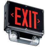 Freezer Rated Combo Exit Sign -40F
