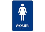 ADA Braille Woman Restroom Symbol