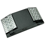 LED Emergency Lighting Fixture With Battery - Adjustable Heads