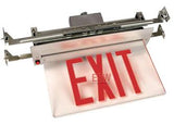  Recessed  Ceiling NYC  LED Edge Lit Exit Sign Battery Back-up