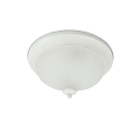 Ceiling Fixture Traditional White Finish With 2X12W 2700K JA8 Compliant Enclosed Rated E26 Socket LED Lamp (ML2E242TRWH27-V2) Maxlite 1408623