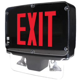 Nema 4x and NSF Exit and Emergency Light Combination