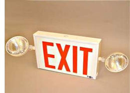 Ceiling Mounted NYC Emergency exit sign with led lamps