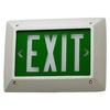 Vandal self luminous wireless exit sign -Green
