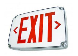 Exterior exit sign cold weather -4 F temperature -