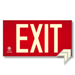 Wireless Exit Sign - Non Electric 