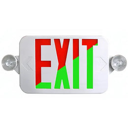 Introducing the All-New LED Exit Signs with Emergency lIghts -  Color-Changing Green and RED