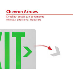 Exit Sign Arrows Explained: How to Use Directional Chevrons Per Code ...