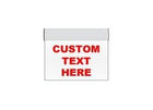 Custom Wording Exit Signs