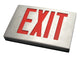 Brush Aluminum Exit Sign - UL Listed - Battery 