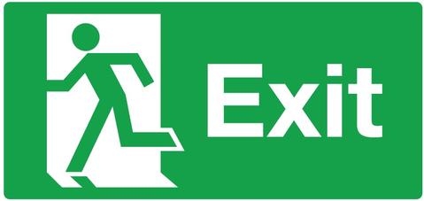 Photoluminescent Exit Signs - Non Electric - Power Free - UL924 – Exit ...
