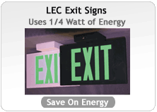Lec Exit Signs – Exit Sign Warehouse