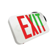 plastic exit sign with battery red and green selectable