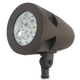 Commercial LED bullet flood light used for building security