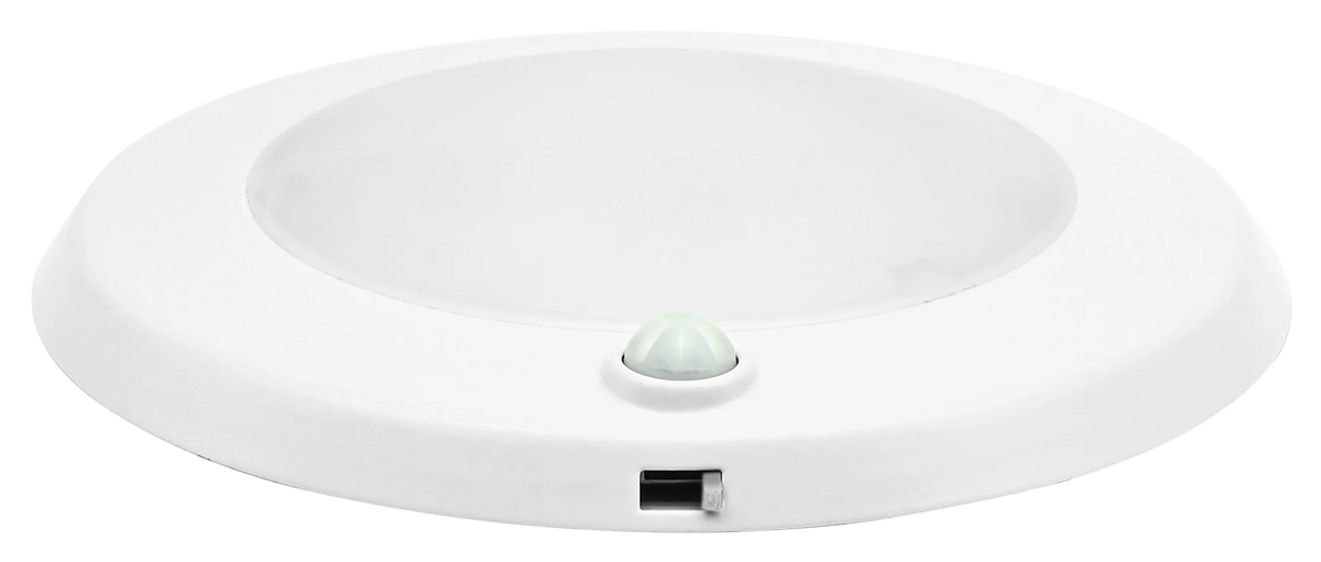Commercial LED disk light with integrated occupancy sensor