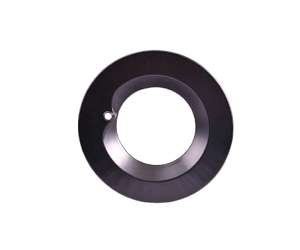 8 INCH BLACK INTERCHANGEABLE TRIM FOR EM COMMERCIAL DOWNLIGHTS