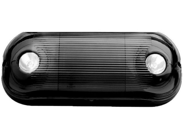 Black outdoor weather proof emergency Light 