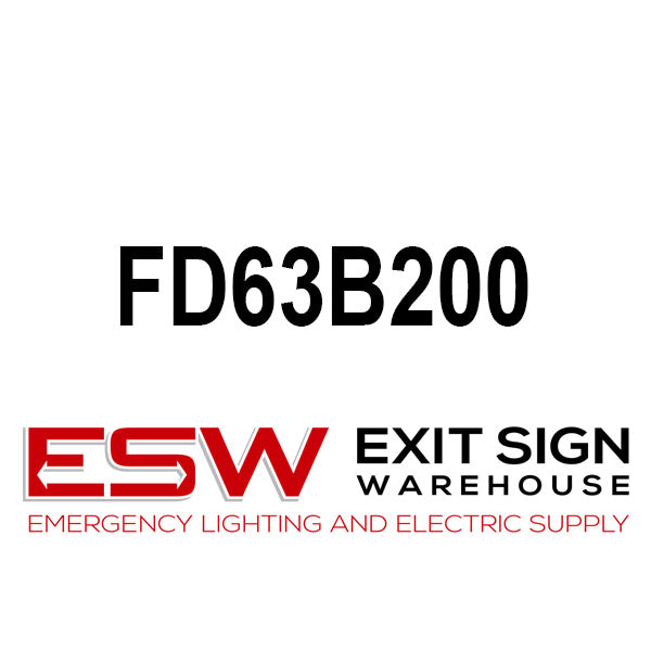 FD63B200Siemens3Pole200AmperageCircuitBreaker