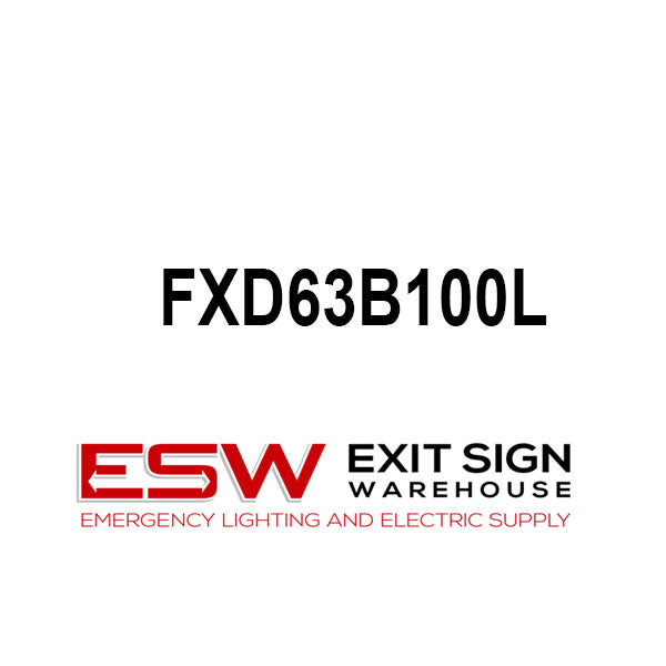 FXD63B100LSiemens3Pole100AmperageCircuitBreaker
