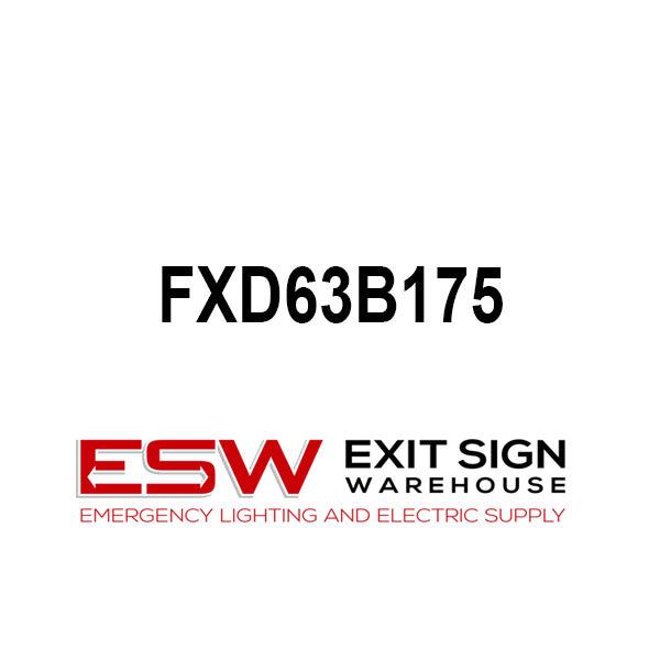 FXD63B175Siemens3Pole175AmperageCircuitBreaker