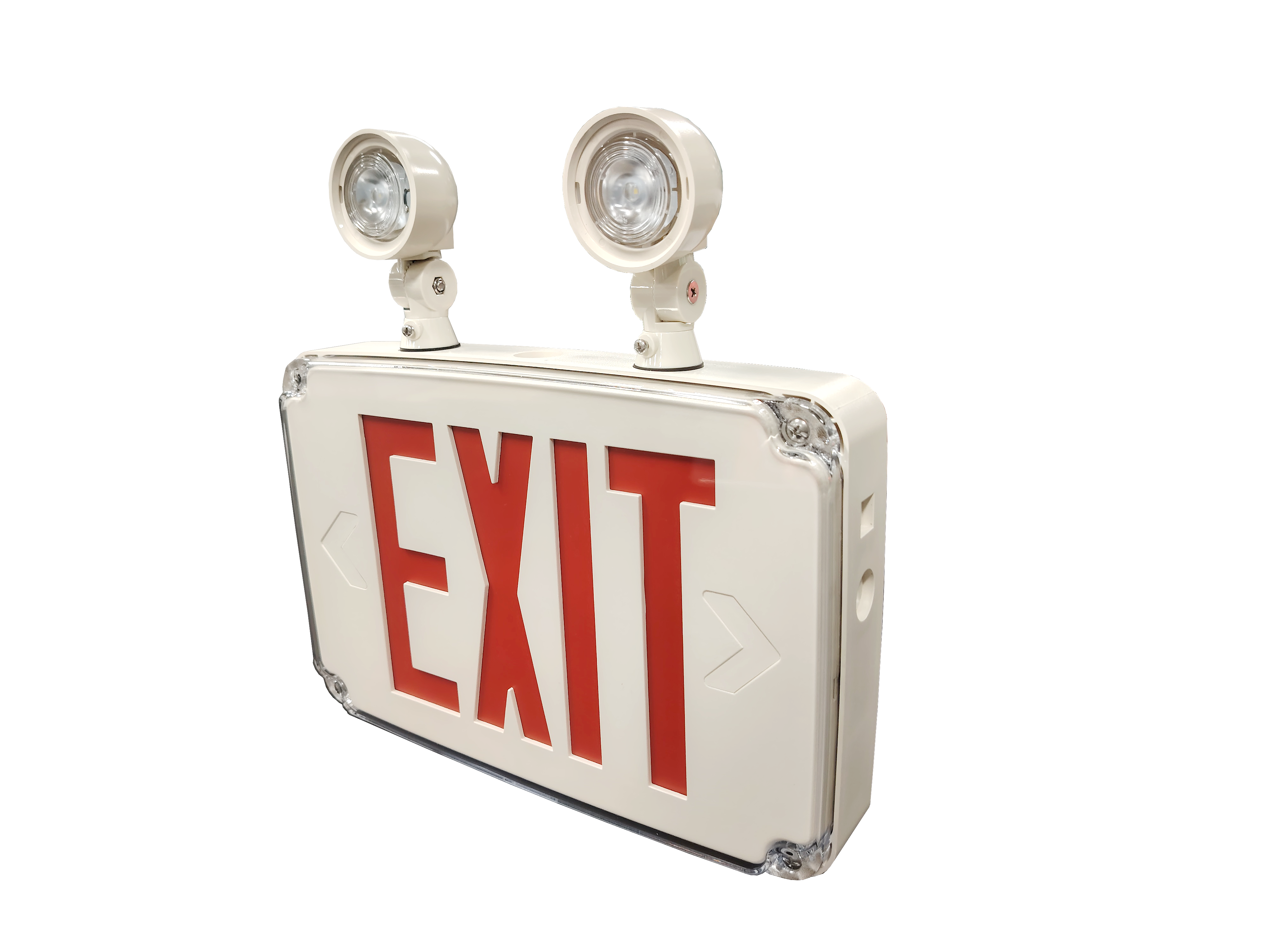 Remote Capbale Combo Exit Sign with Lights 