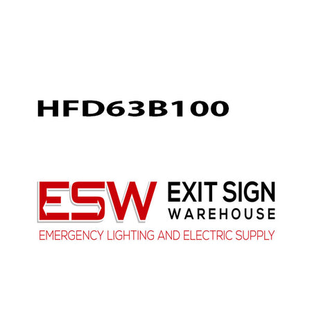 HFD63B100 Siemens 3 Pole 100 Amperage Circuit Breaker