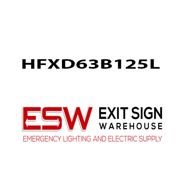 HFXD63B125L Siemens 3 Pole 125 Amperage Circuit Breaker