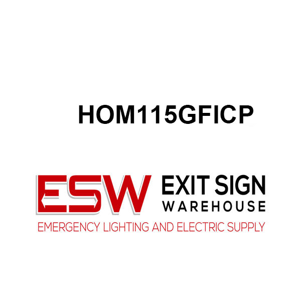 HOM115GFICP - Square D 15Amperage Homeline - GFCI Circuit Breaker