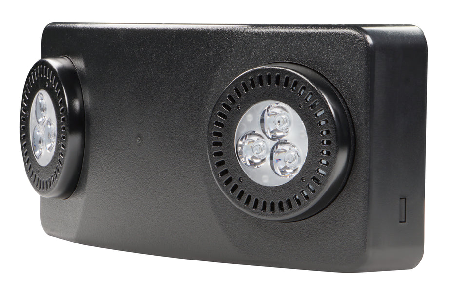 Black LED high wattage emergency light 