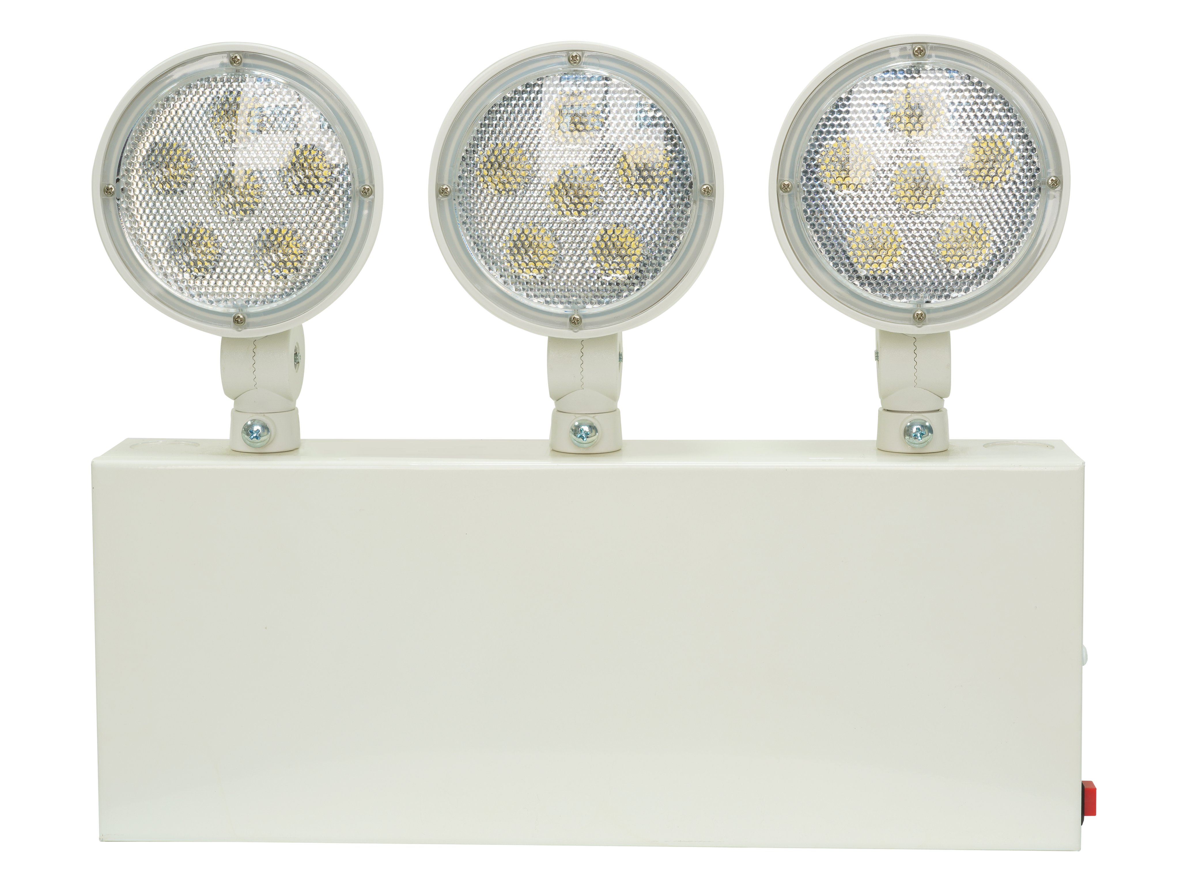 NYC Compliant Three Headed Emergency Fixture with 90 minute battery 