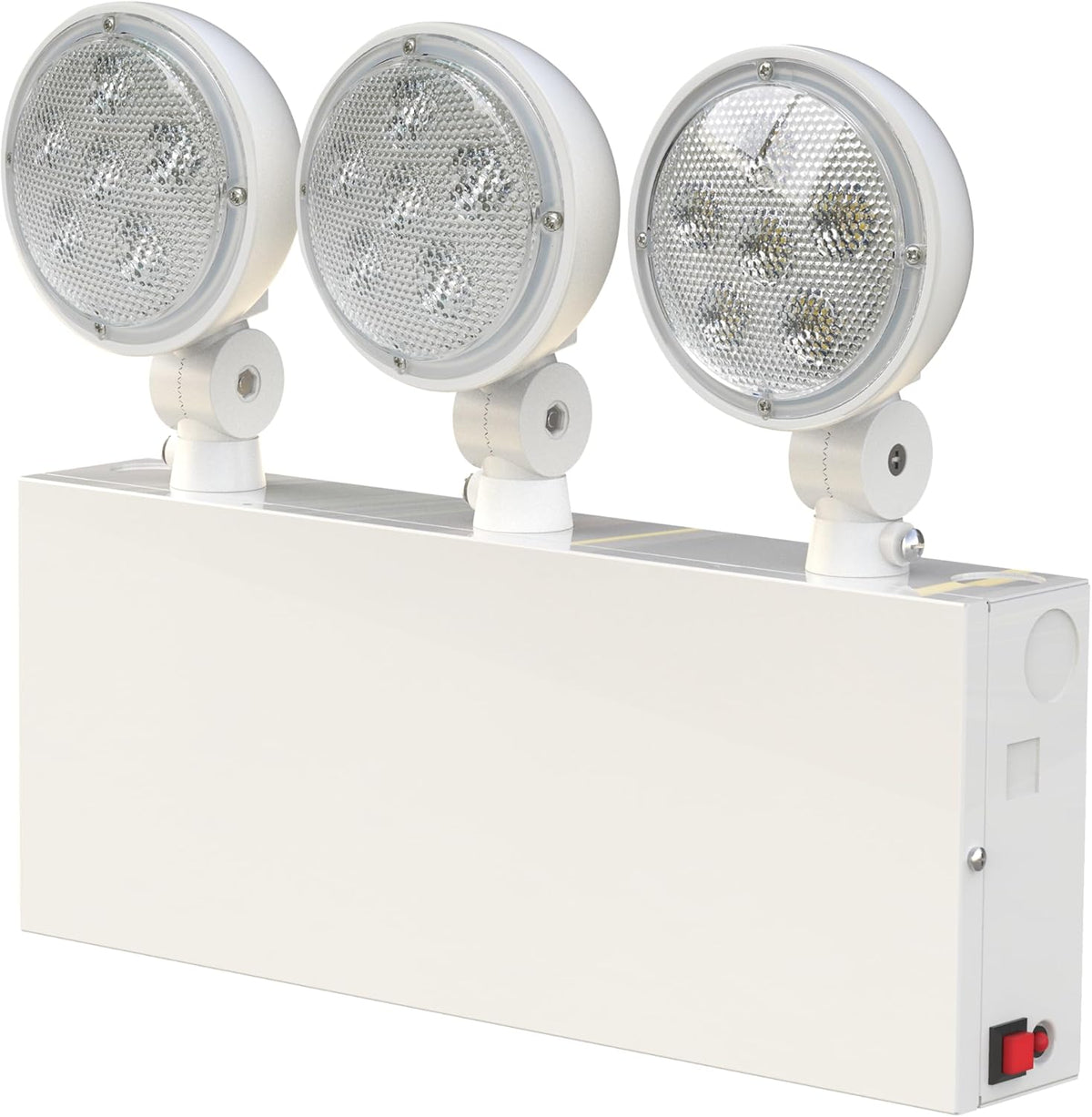 modern  emergency light -steel housing - NYC and Chicago code