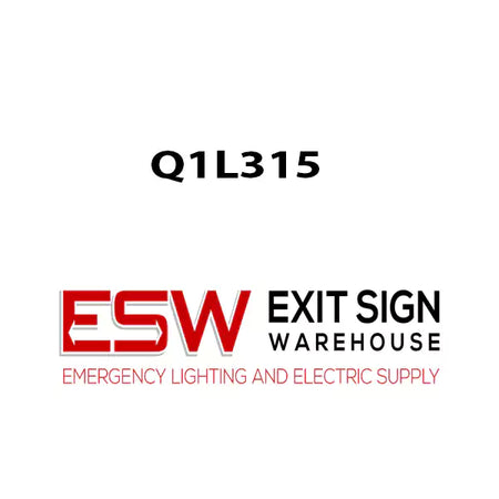 Q1L315 Square D 3 Pole 15 Amperage Circuit Breaker Reconditioned