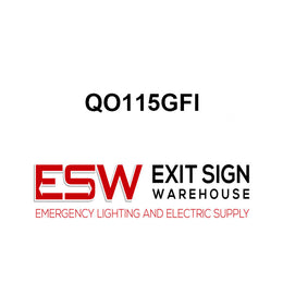 QO115GFI - Square D - 15 Amperage GFCI Circuit Breaker