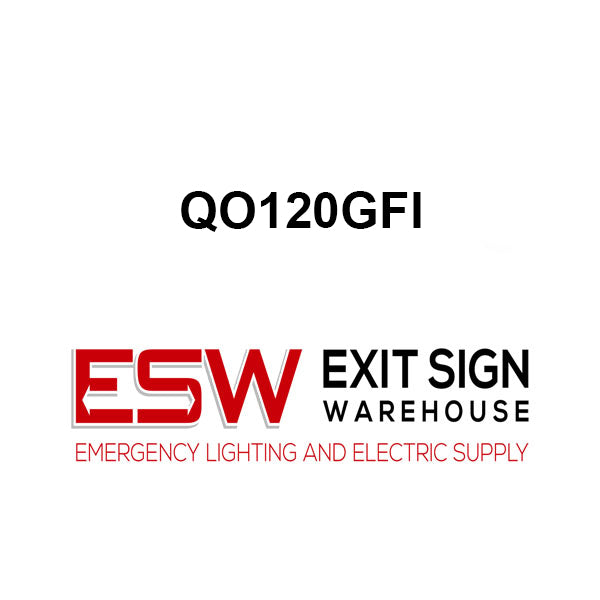 QO120GFI - Square D - 20 Amperage GFCI Circuit Breaker