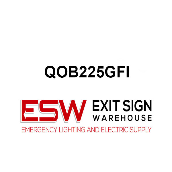 QOB225GFI - Square D - 25 Amperage GFCI Circuit Breaker