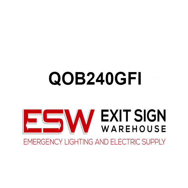 QOB240GFI - Square D - 40 Amperage GFCI Circuit Breaker
