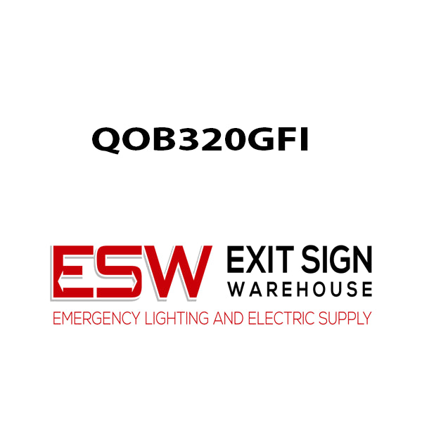 QOB320GFI Square D 3 Pole Ground Fault 20 Amperage Circuit Breaker