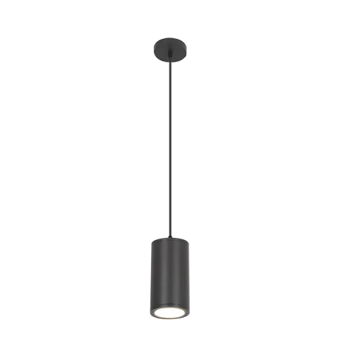 architectural LED cylinder pendant luminaire cord mount