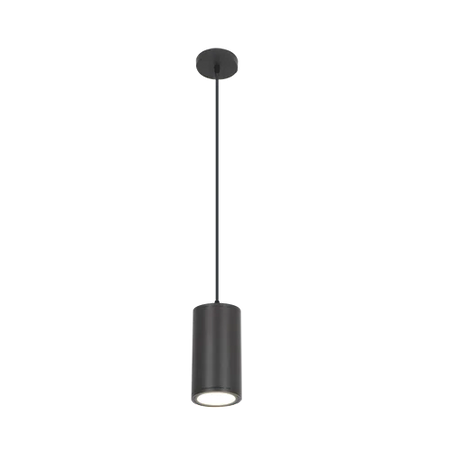 architectural LED cylinder pendant luminaire cord mount