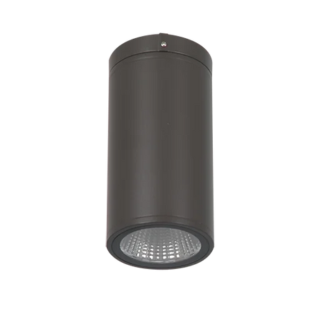 architectural LED pendant cylinder luminaire surface mount