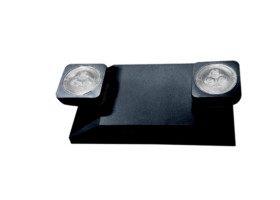 black emergency light with battery - high watt 