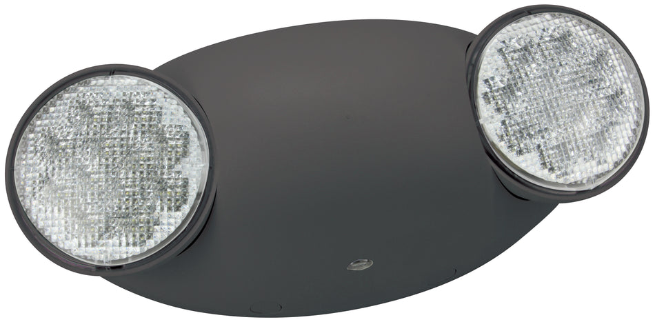 Round bug eye emergency light black 