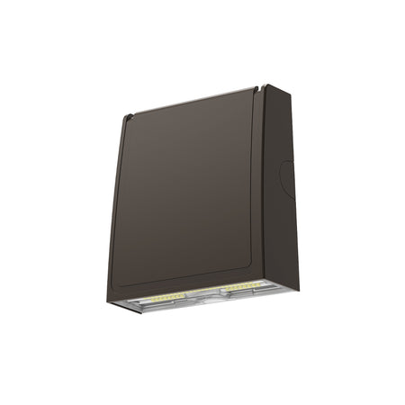 sleek black wall pack light fixture with battery 