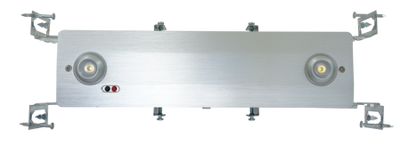 Flush mount emergency light fixture modern design 